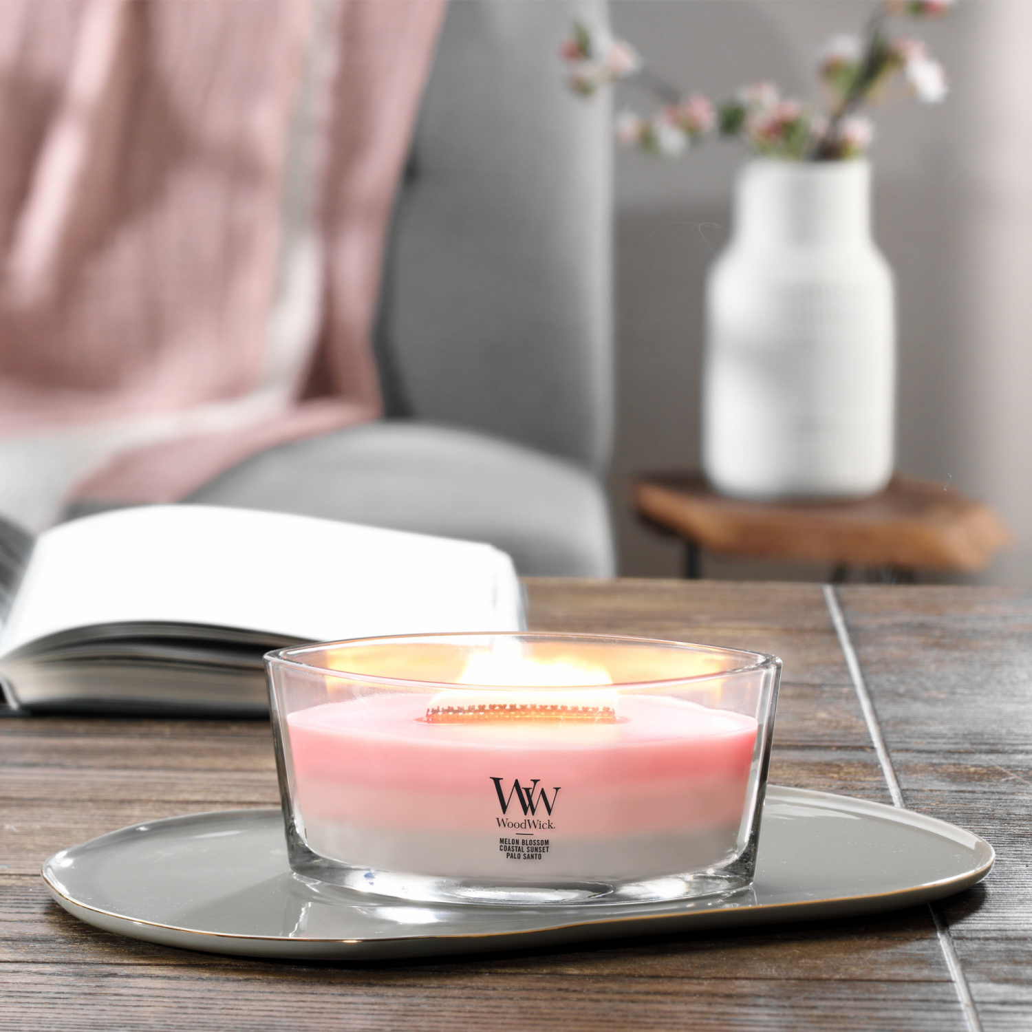 slide 4 of 4, WoodWick Trilogy Shoreline Candle 1 ea, 1 ct