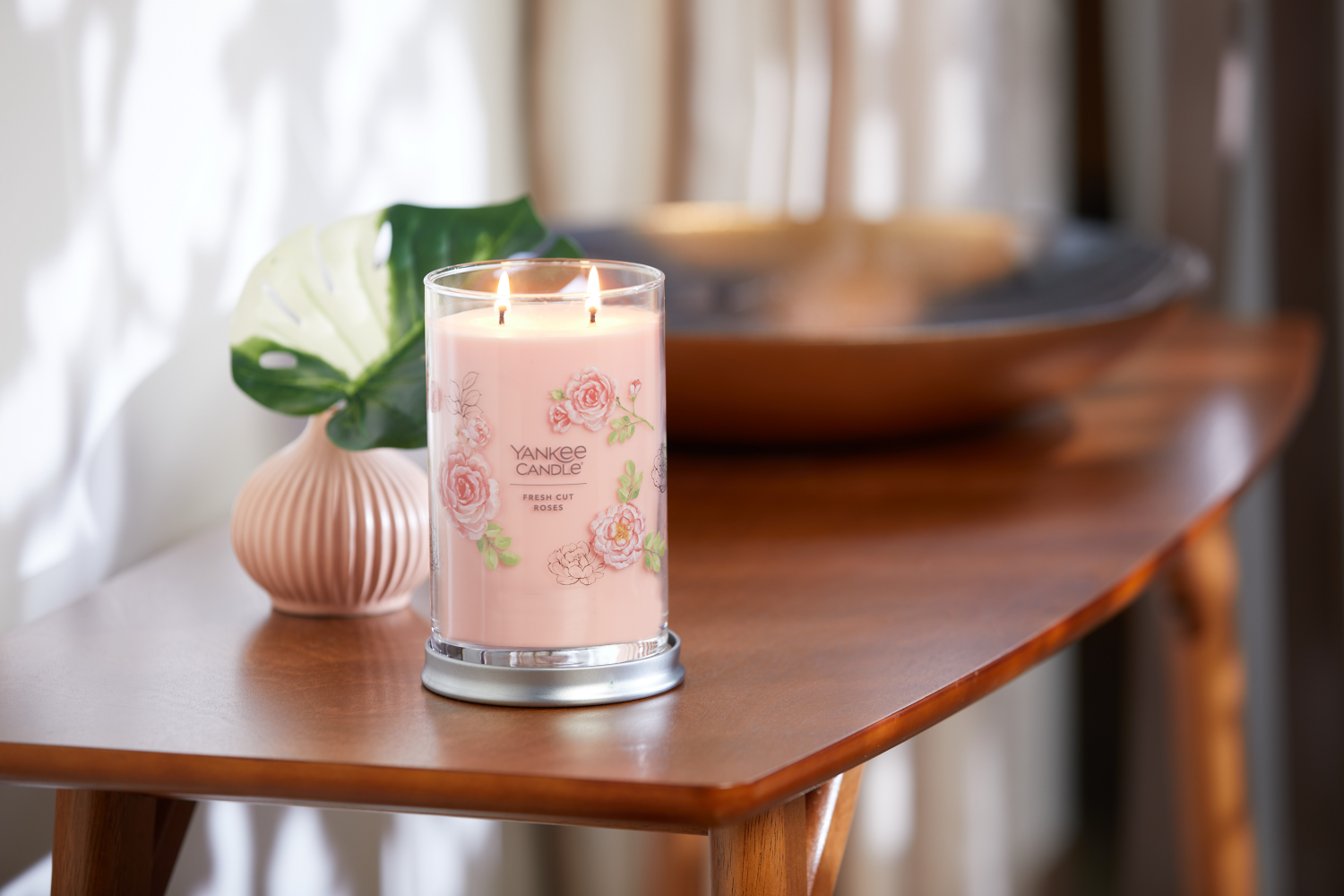 slide 3 of 5, Yankee Candle Fresh Cut Roses Candle 1 ea, 1 ct