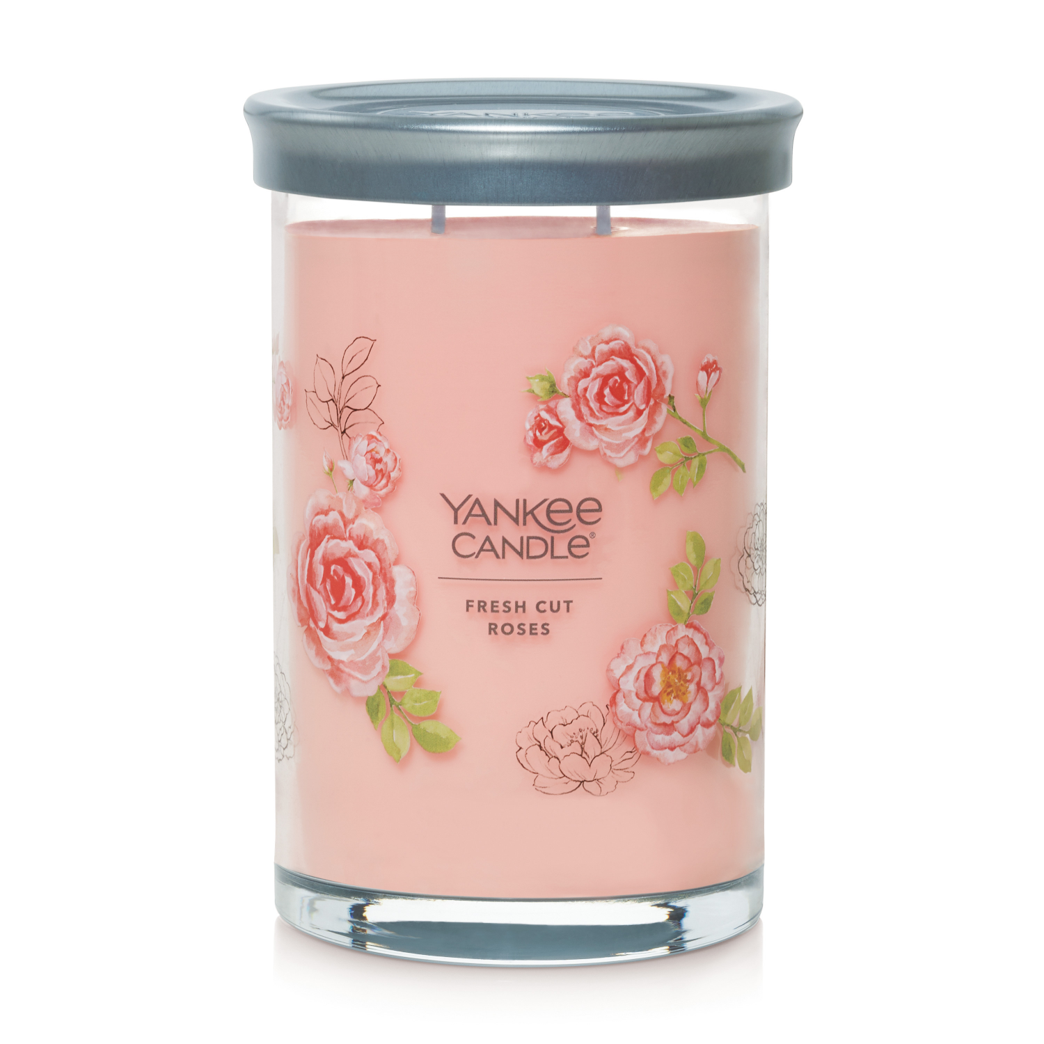 slide 1 of 5, Yankee Candle Fresh Cut Roses Candle 1 ea, 1 ct