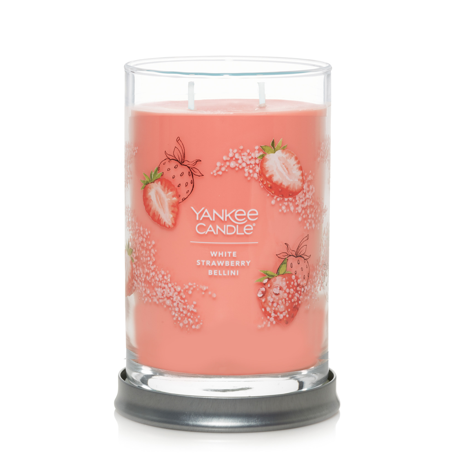slide 5 of 6, Yankee Candle White Strawberry Bellini Candle 1 ea, 1 ct