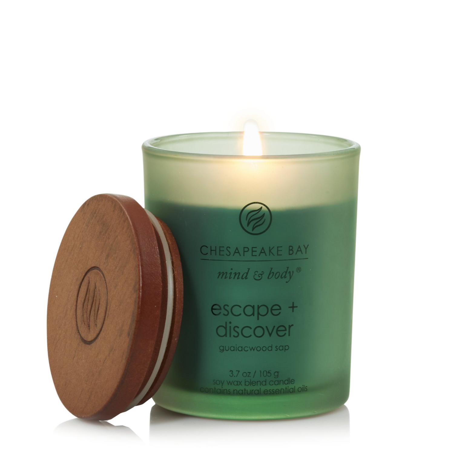 slide 3 of 3, Chesapeake Bay Candle Escape + Discover Mind & Body Jar Candle, 3.7 oz