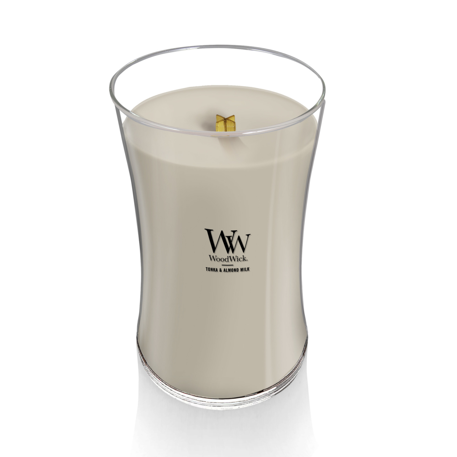 slide 3 of 4, WoodWick Tonka & Almond Milk Candle 1 ea, 1 ct