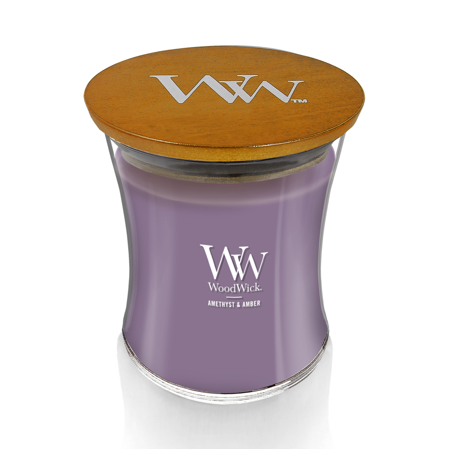 slide 2 of 4, WoodWick Amethyst & Amber Candle 1 ea, 1 ct