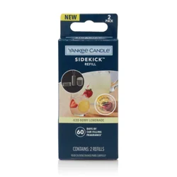 Yankee Candle Sidekick 2 Pack Iced Berry Lemonade Refill 2 ea