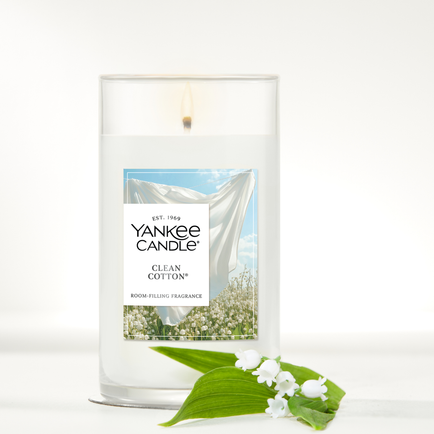 slide 2 of 5, Yankee Candle Clean Cotton Candle 1 ea, 1 ct