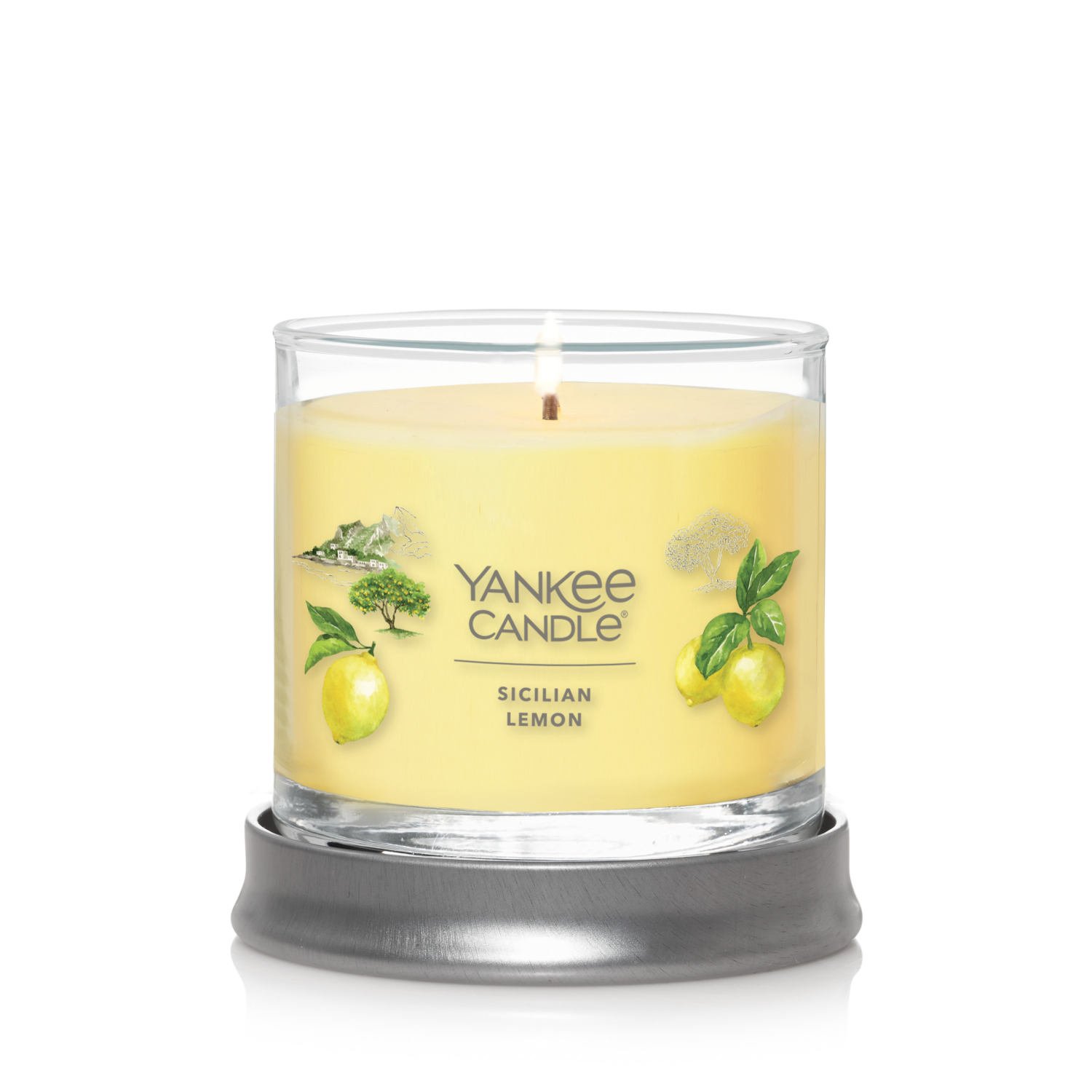slide 2 of 5, Yankee Candle Signature Collection Small Tumbler Sicilian Lemon, 4.3 oz
