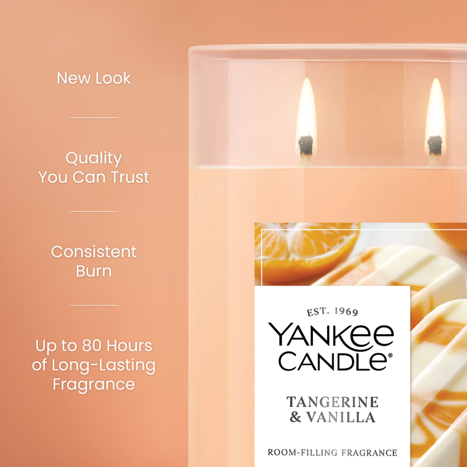 slide 5 of 5, Yankee Candle Tangerine & Vanilla Candle 1 ea, 1 ct