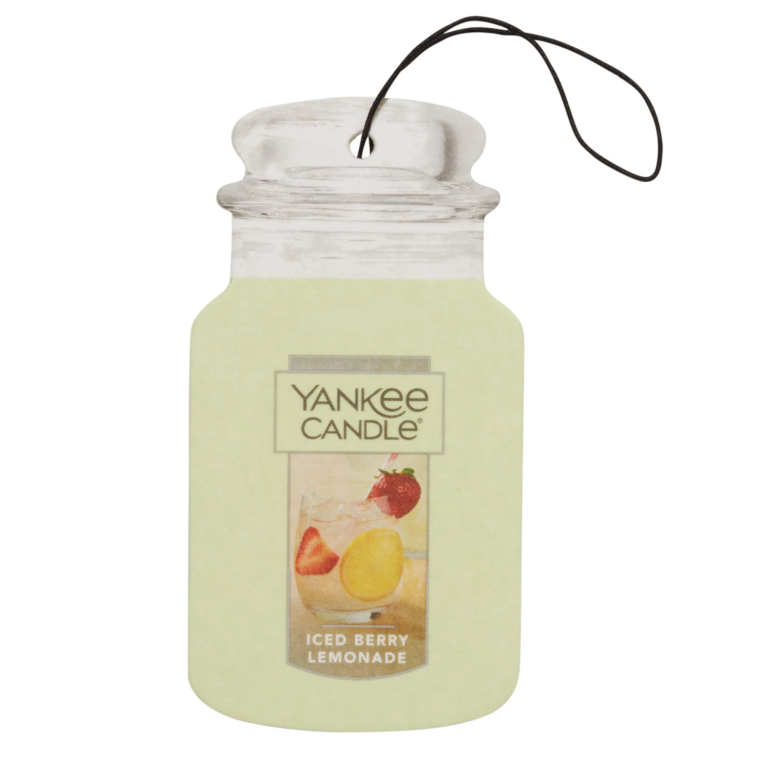 slide 2 of 2, Yankee Candle Car Jar Ice Berry Lemonade Air Freshener 1 ea, 1 ct