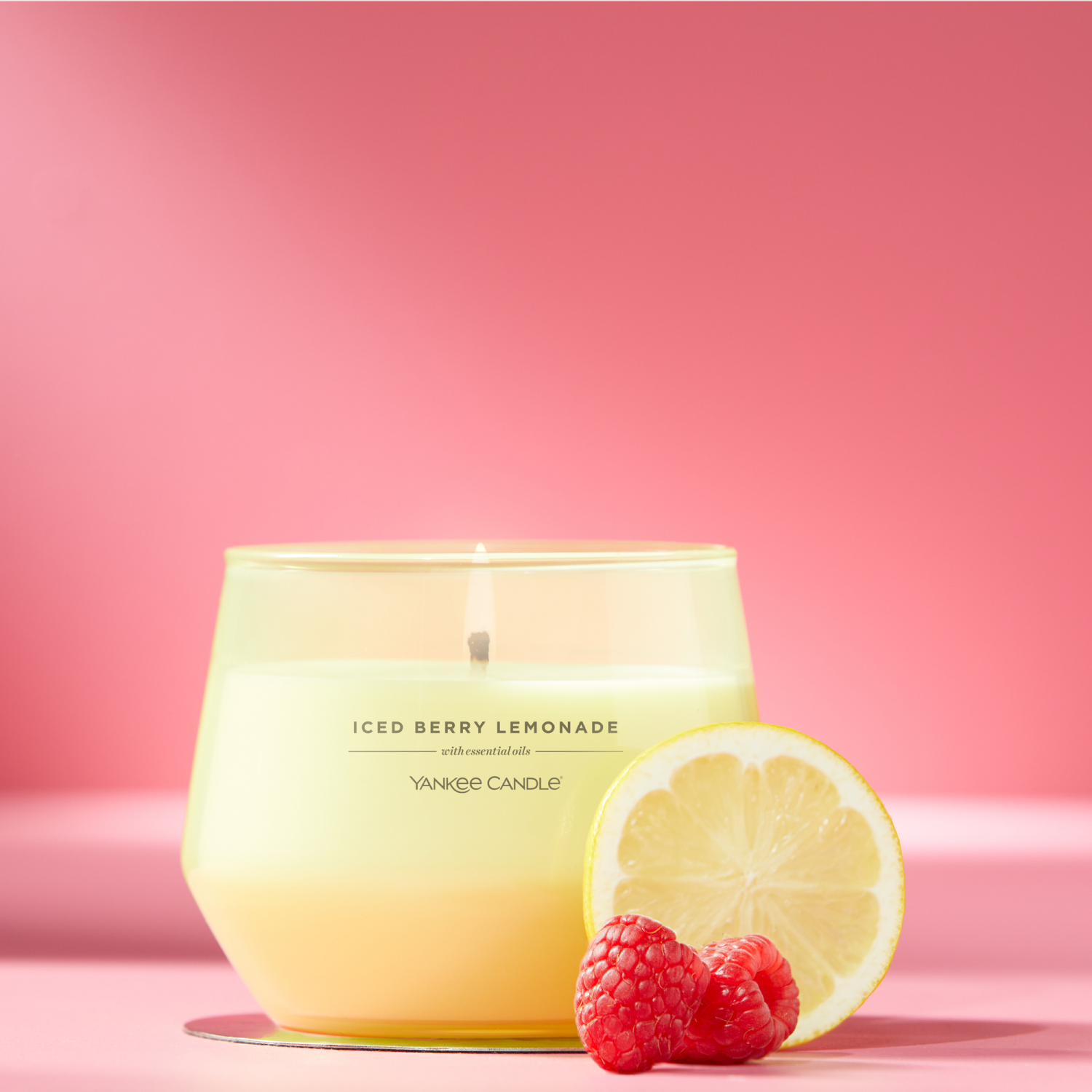 slide 2 of 5, Yankee Candle Iced Berry Lemonade Candle with Essential Oils 1 ea, 1 ct