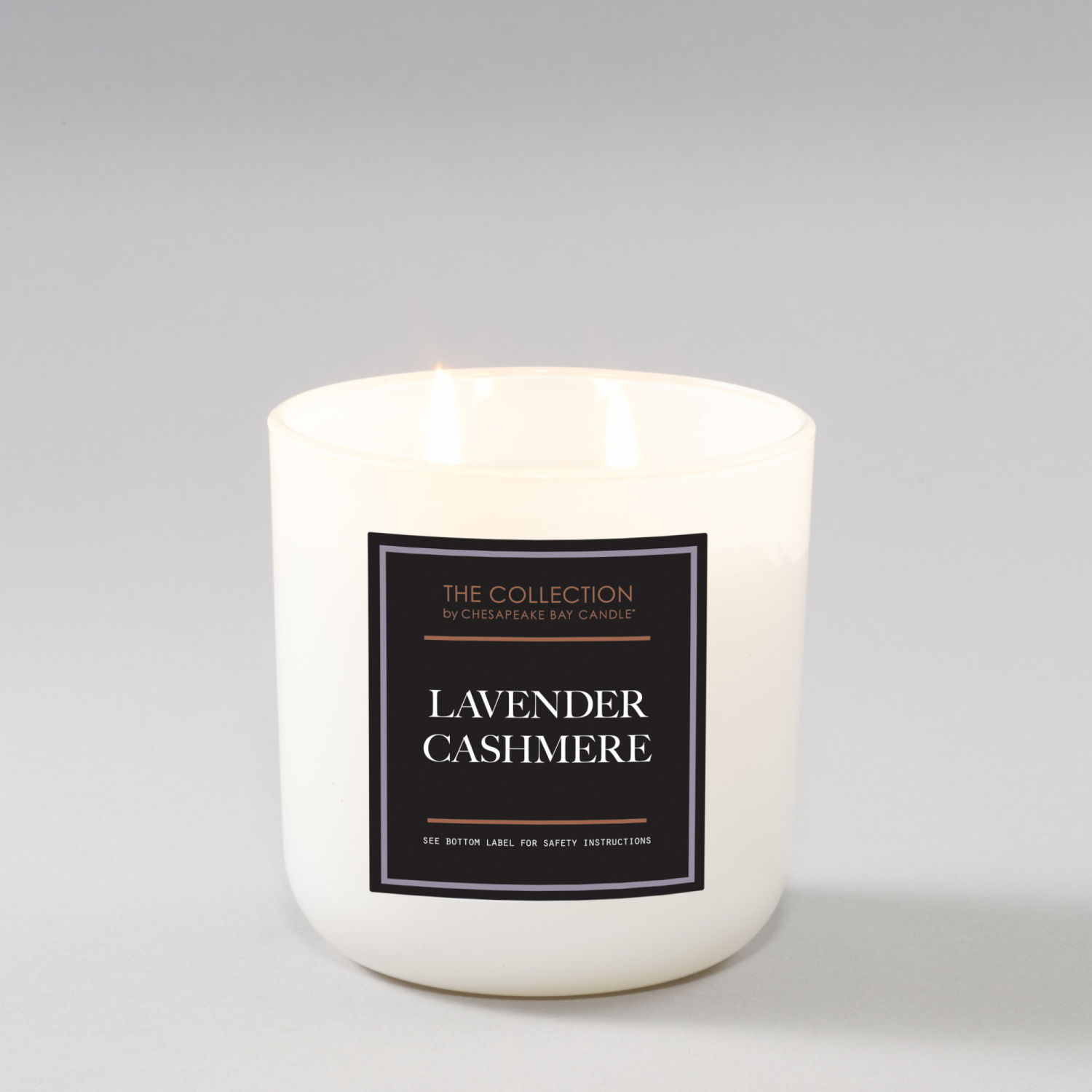 slide 2 of 3, The Collection by Chesapeake Bay Candle White Jar, Lavender Cashmere, 12 oz