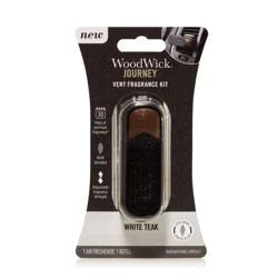 Woodwick Journey Vent Fragrance Kit, White Teak
