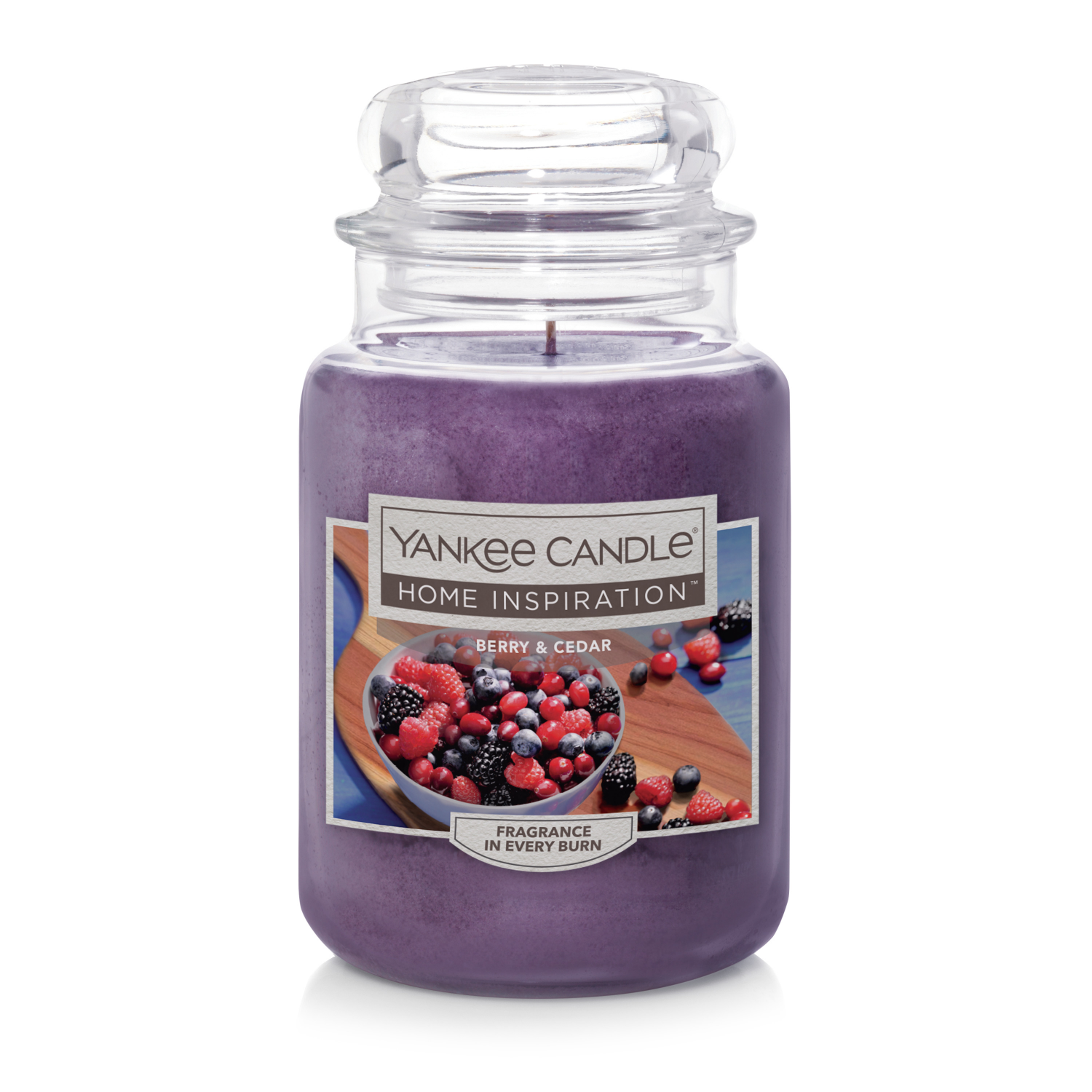 slide 1 of 1, Yankee Candle Home Inspiration Large Jar Berry & Cedar, 19 oz