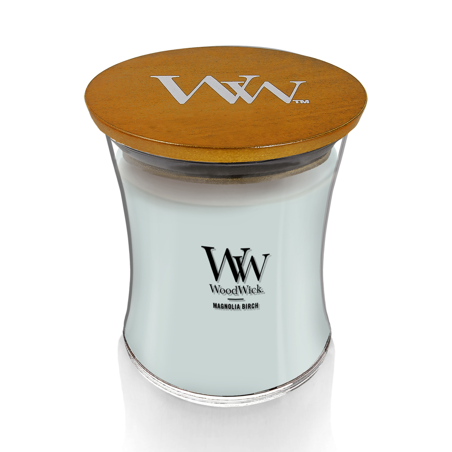 slide 2 of 4, Woodwick Medium Jar Candle Magnolia Birch, 9.7 oz