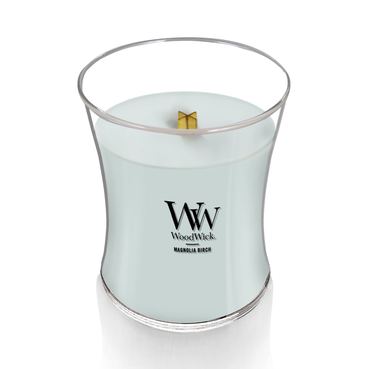 slide 3 of 4, Woodwick Medium Jar Candle Magnolia Birch, 9.7 oz
