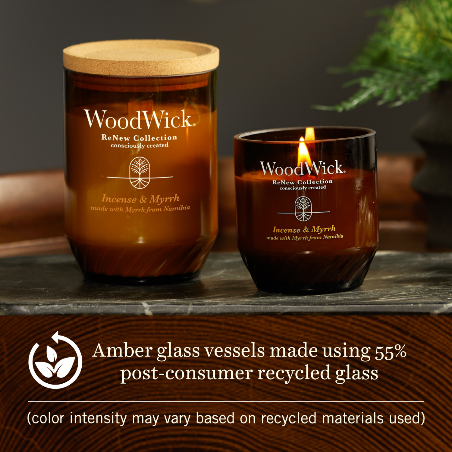 slide 3 of 5, WoodWick Incense & Myrrh Candle 1 ea, 1 ct