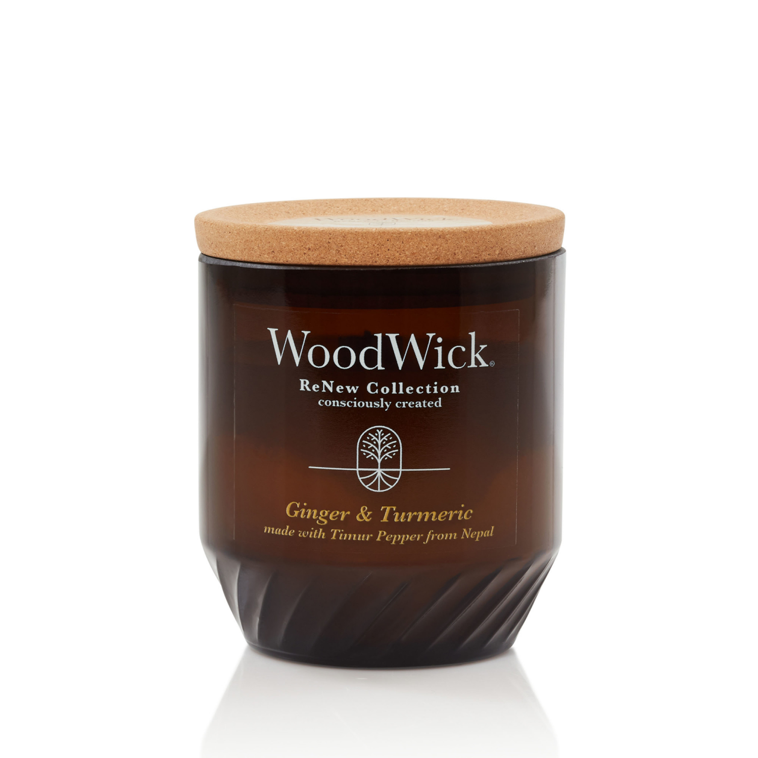 slide 1 of 5, WoodWick Ginger/Turmeric Candle 1 ea, 1 ct