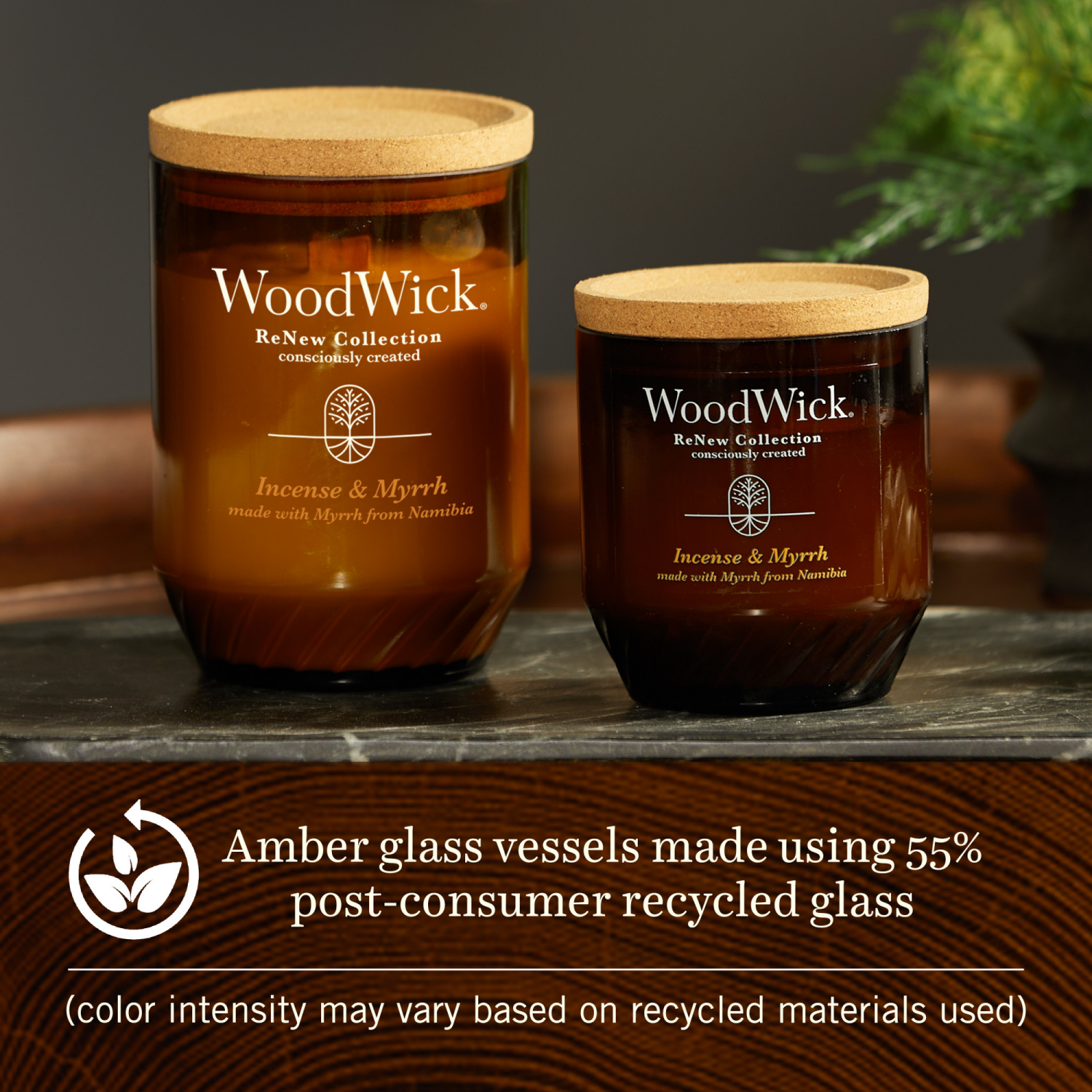 slide 3 of 5, WoodWick Incense & Myrrh Candle 13 oz, 13 oz