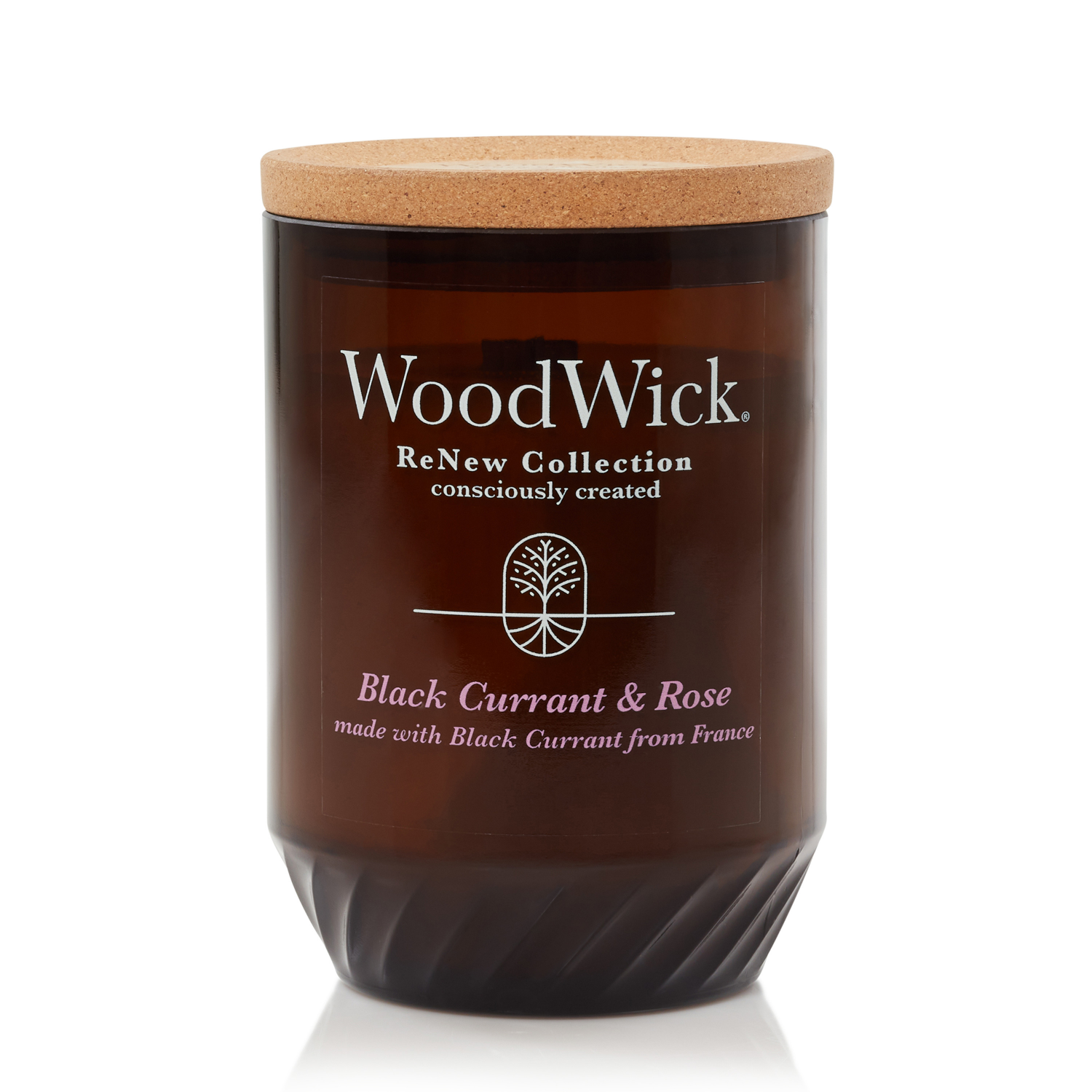 slide 1 of 4, WoodWick Black Currant & Rose Candle 1 ea, 1 ct
