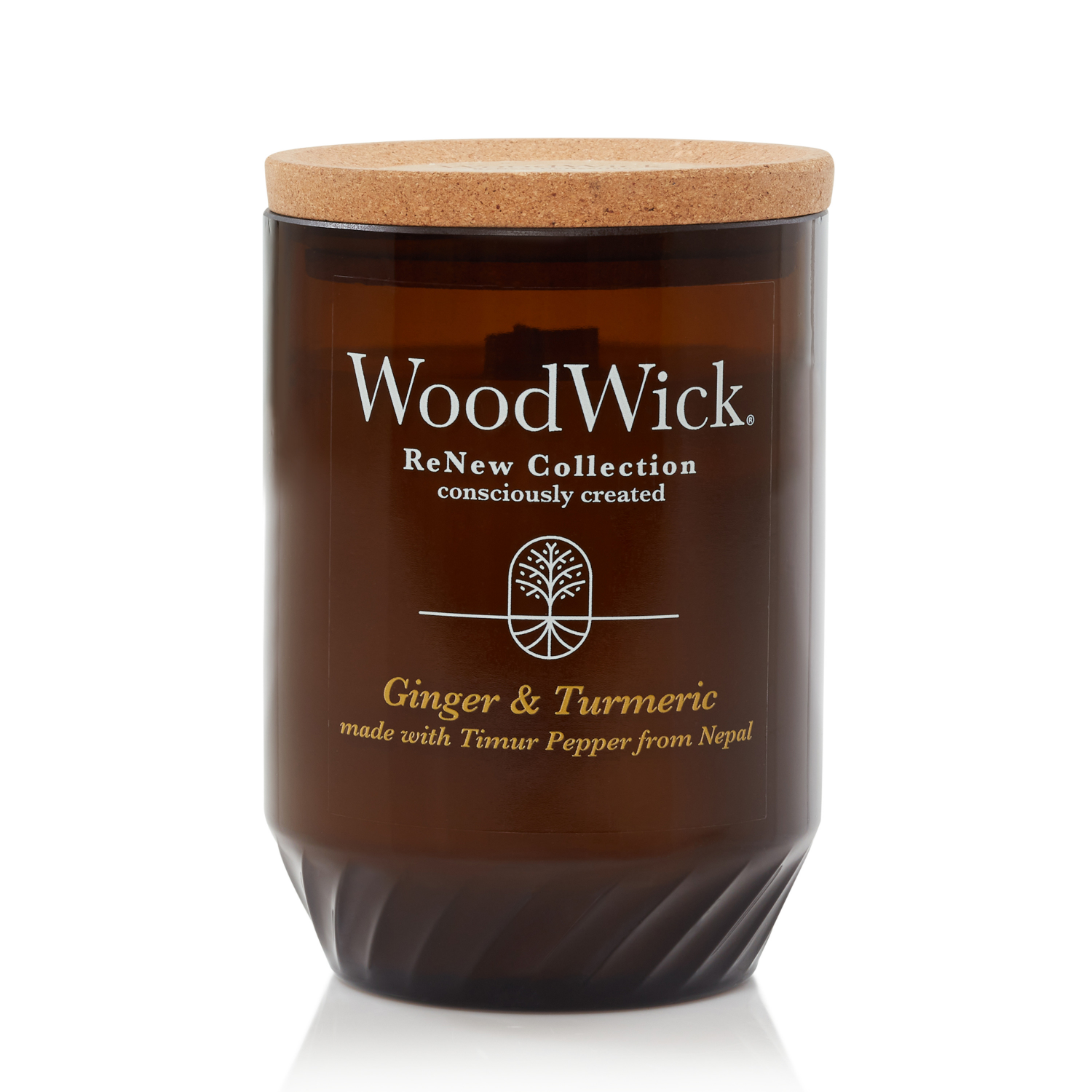 slide 1 of 5, WoodWick Ginger & Turmeric Candle 1 ea, 1 ct