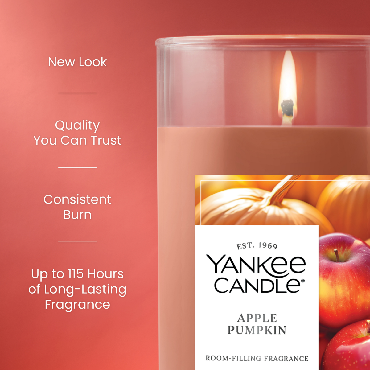 slide 2 of 5, Yankee Candle Apple Pumpkin Candle 1 ea, 1 ct