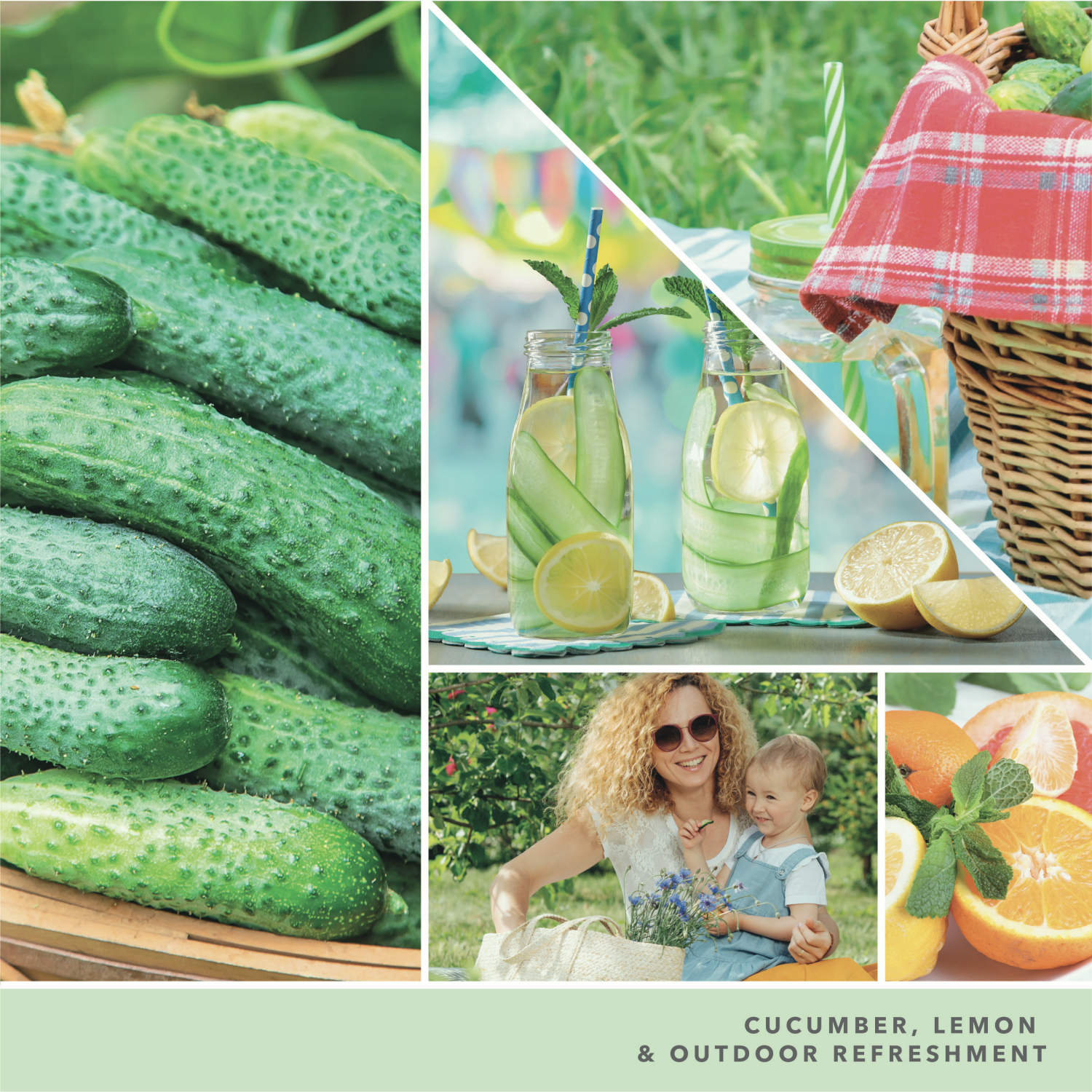 slide 3 of 5, Yankee Candle Cucumber Mint Cooler Candle 20 oz, 20 oz