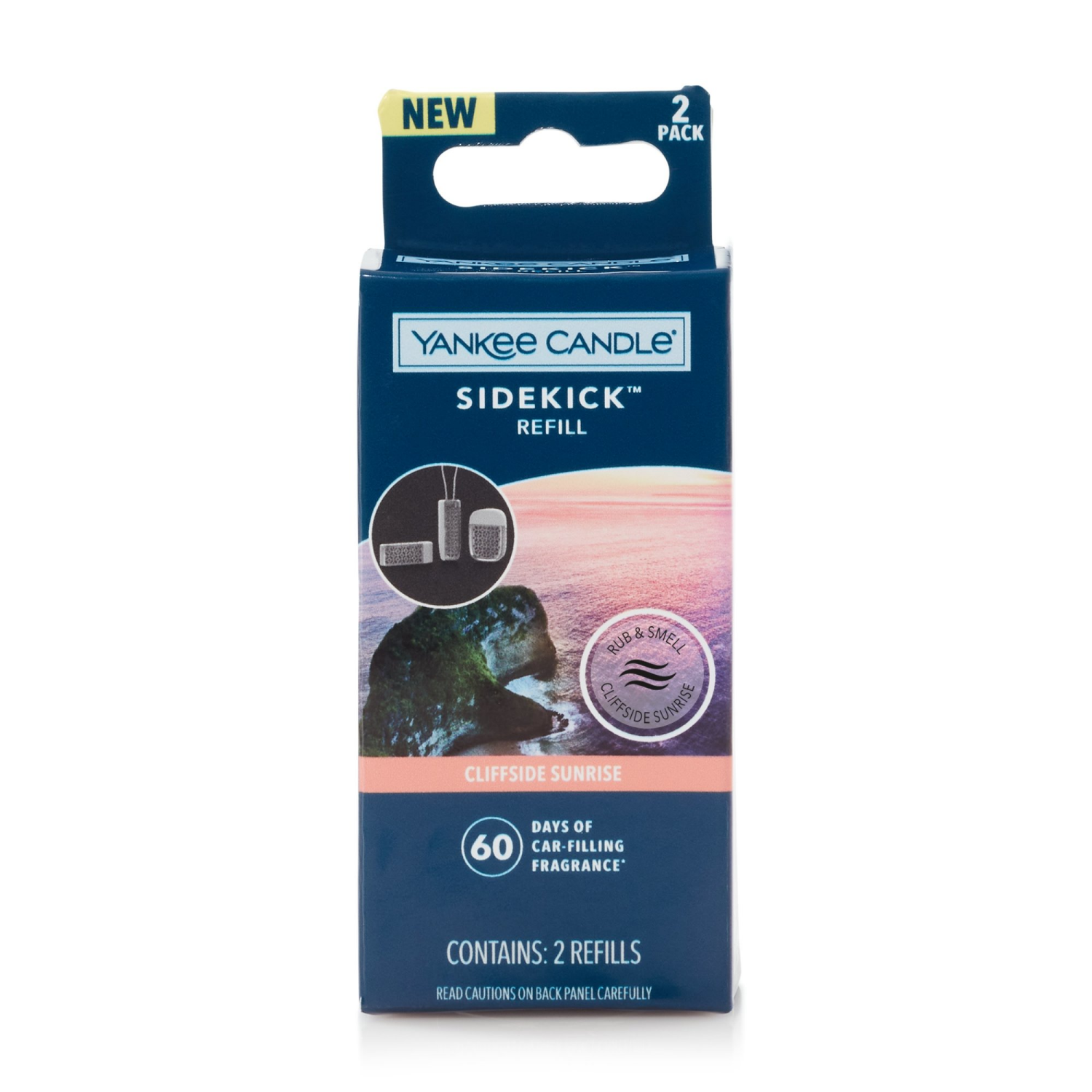 slide 1 of 3, Yankee Candle Sidekick Refill Cliffside Sunrise, 2 ct