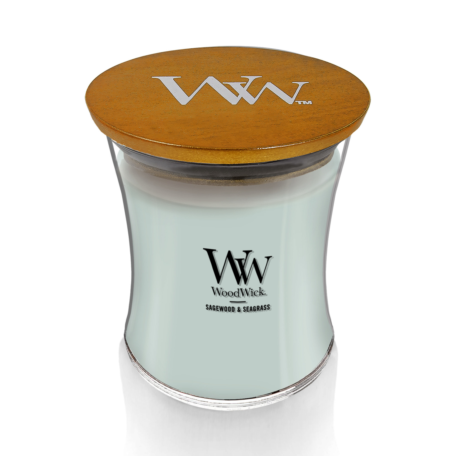 slide 2 of 4, WoodWick Sagewood & Seagrass Candle 9.7 oz, 9.7 oz