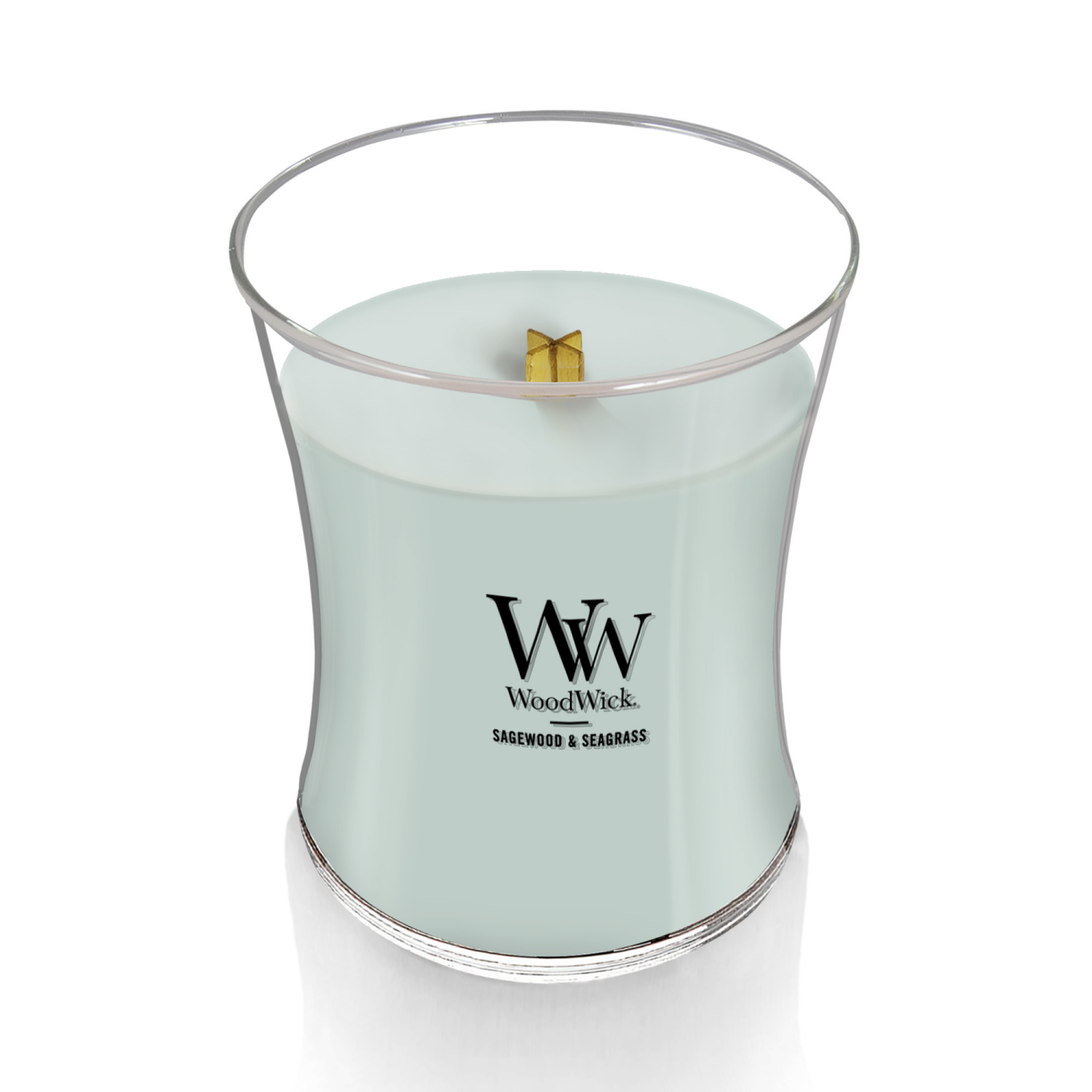 slide 3 of 4, WoodWick Sagewood & Seagrass Candle 9.7 oz, 9.7 oz