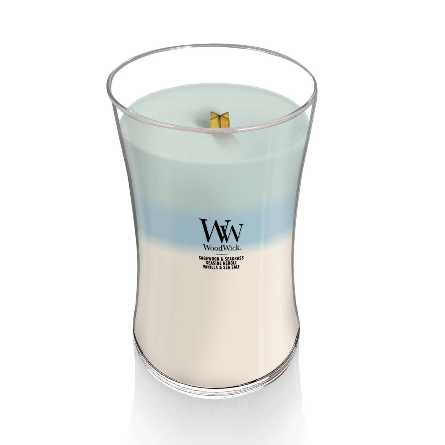 slide 2 of 3, WoodWick Trilogy Ocean Candle 1 ea, 21.5 oz