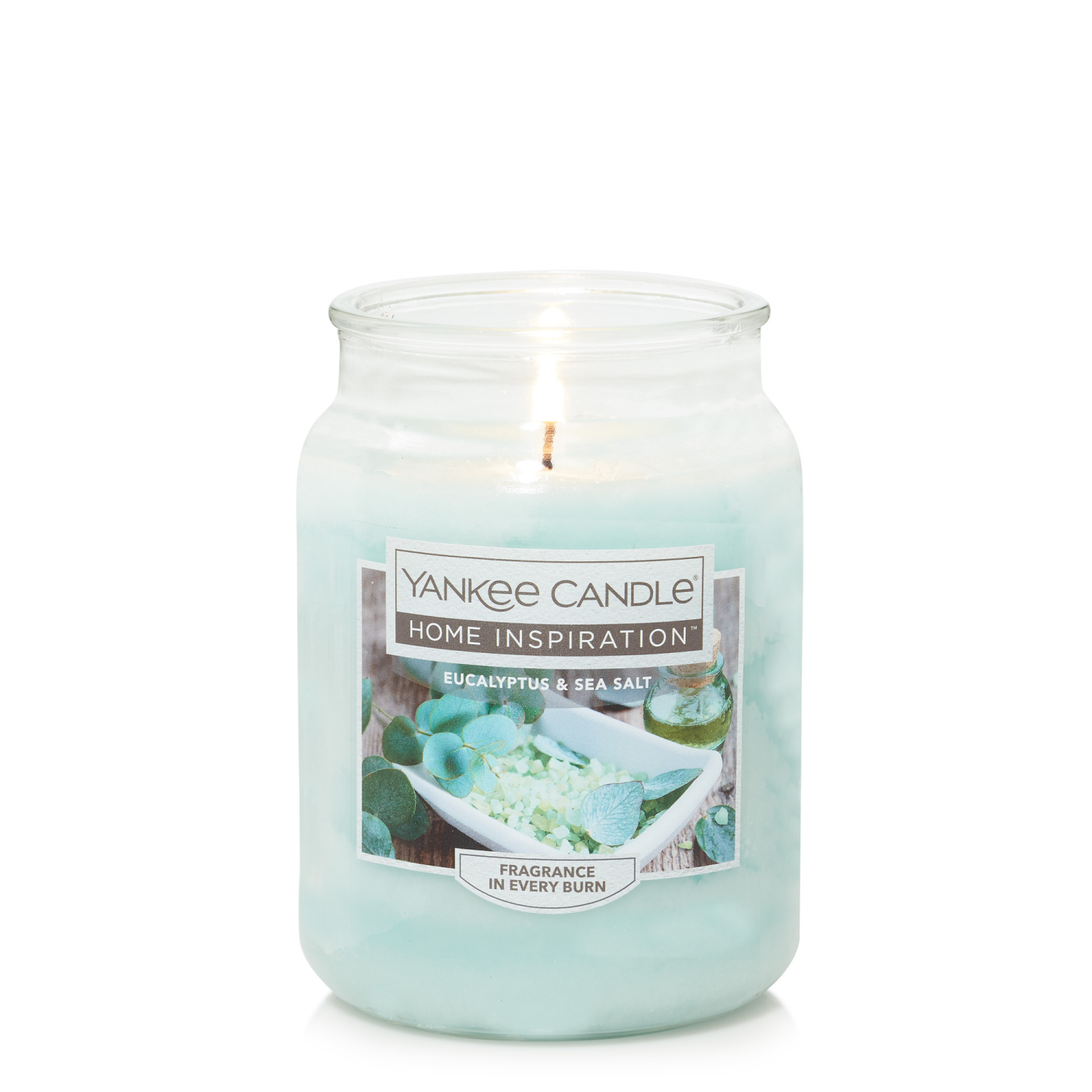 slide 2 of 3, Yankee Candle Home Inspiration Large Jar Eucalyptus & Sea Salt, 19 oz