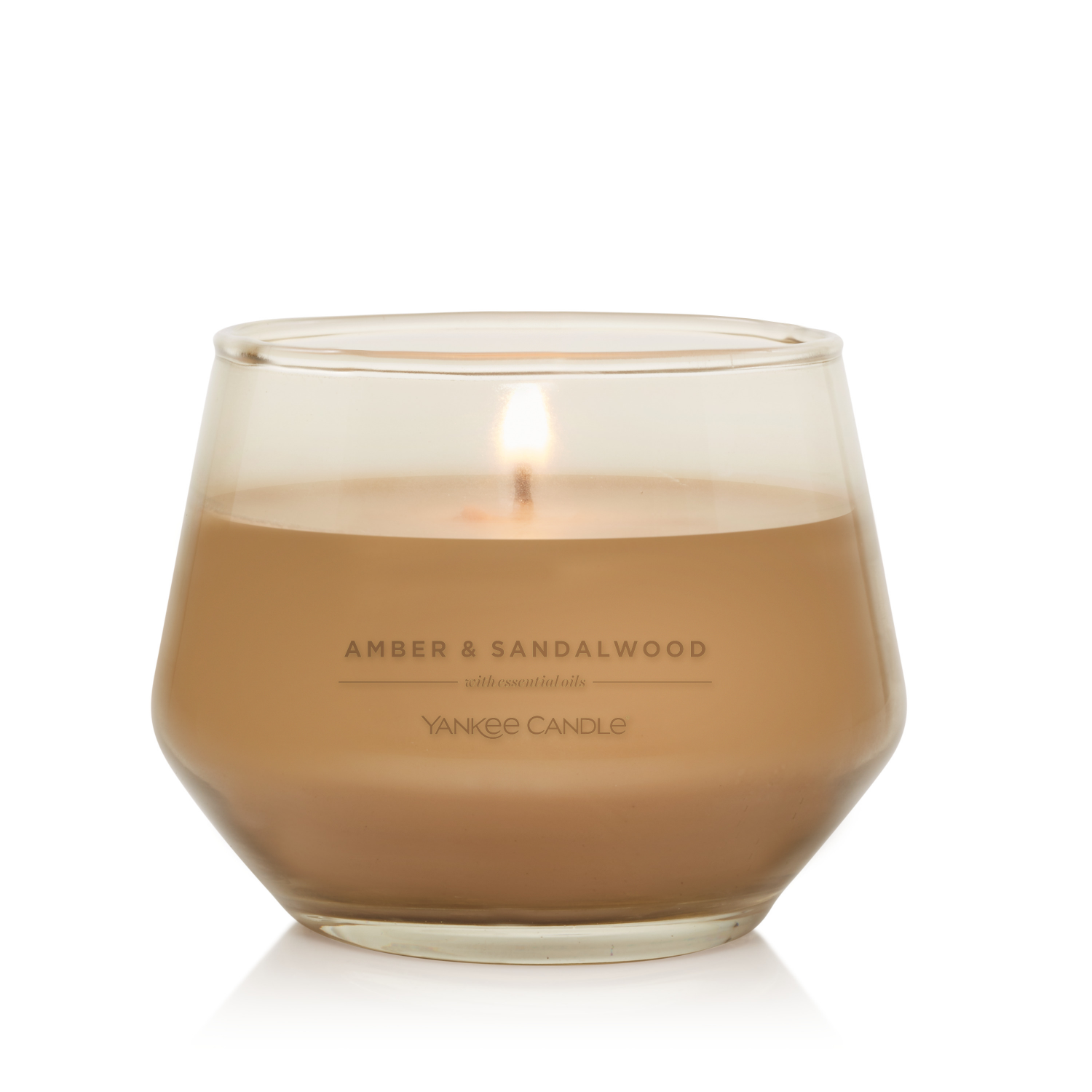 slide 2 of 5, Yankee Candle Amber & Sandalwood Candle with Essential Oils 1 ea, 1 ct