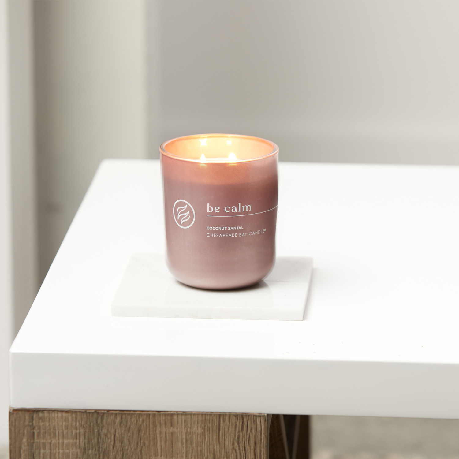 slide 7 of 7, Chesapeake Bay Candle Intentions Collection Be Calm - Coconut Santal, 12 oz