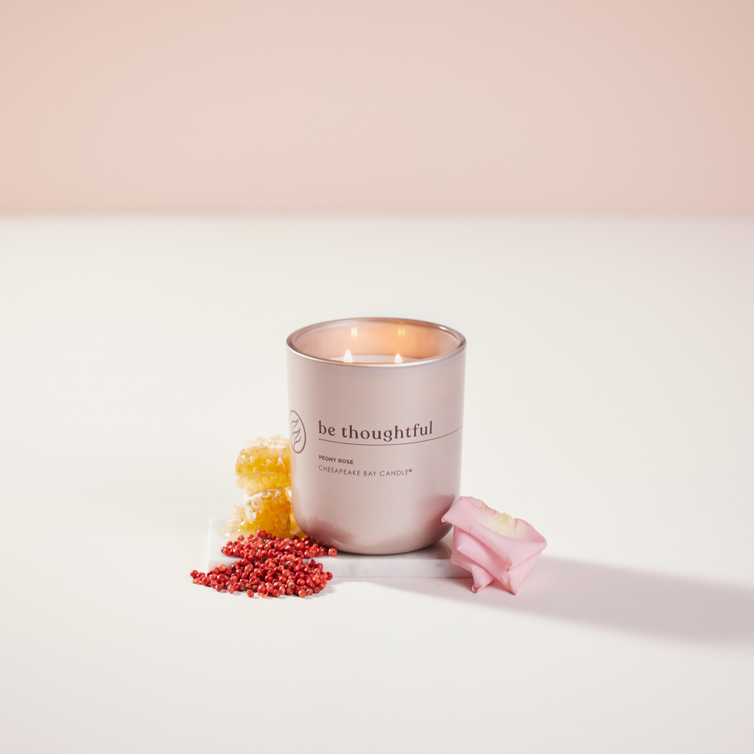 slide 5 of 7, Chesapeake Bay Candle Be Thoughtful Peony Rose, 1 ct