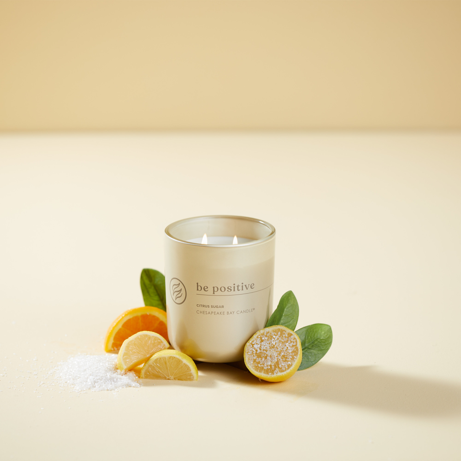 slide 5 of 7, Chesapeake Bay Candle Intentions Collection Be Positive - Citrus Sugar, 12 oz