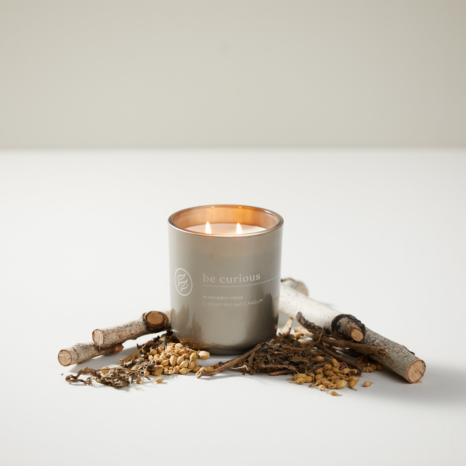 slide 5 of 7, Chesapeake Bay Candle Intentions Collection Be Curious - Black Birch Cedar, 12 oz