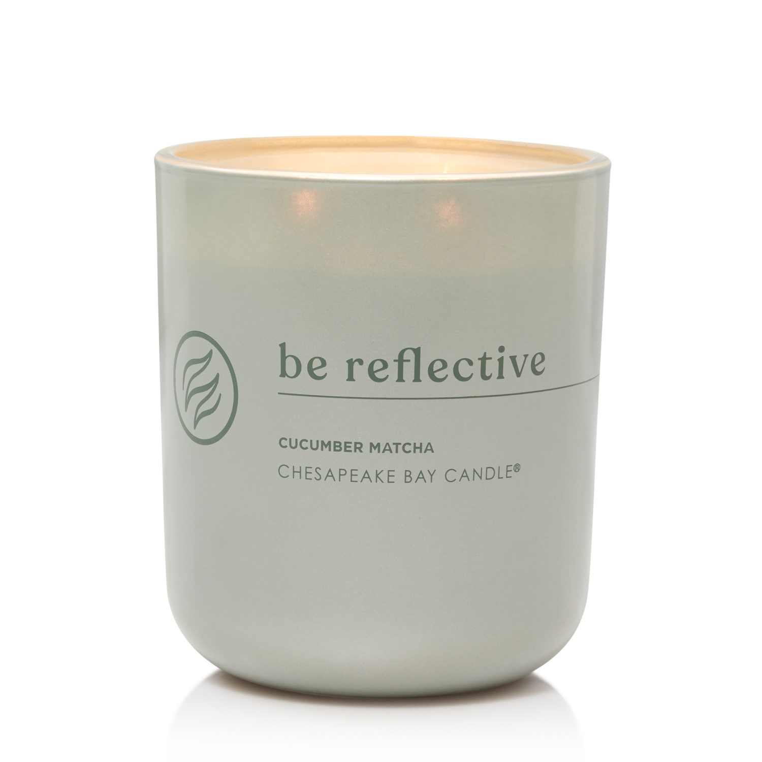slide 4 of 7, Chesapeake Bay Candle Intentions Collection Be Reflective - Cucumber Matcha, 12 oz