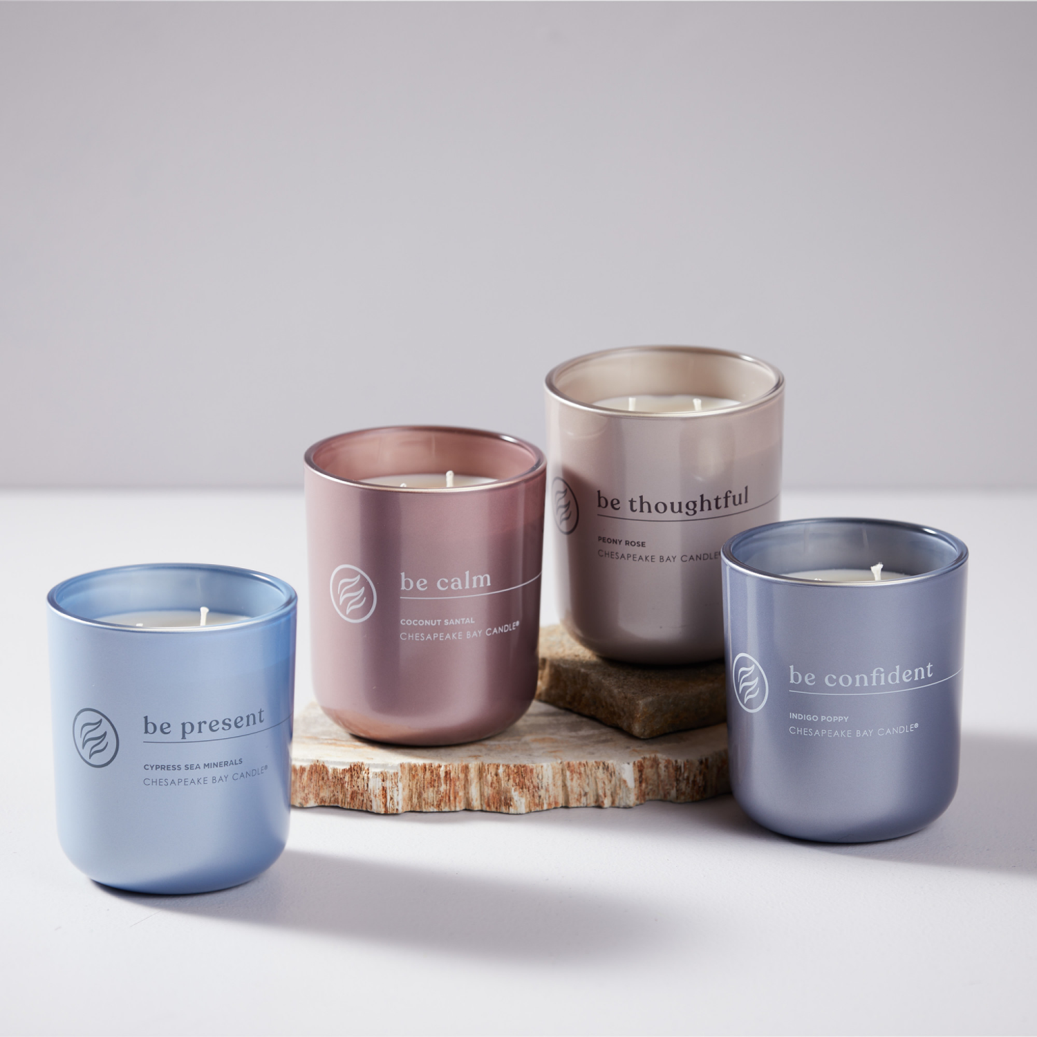 slide 6 of 7, Chesapeake Bay Candle Intentions Collection Be Confident - Indigo Poppy, 12 oz