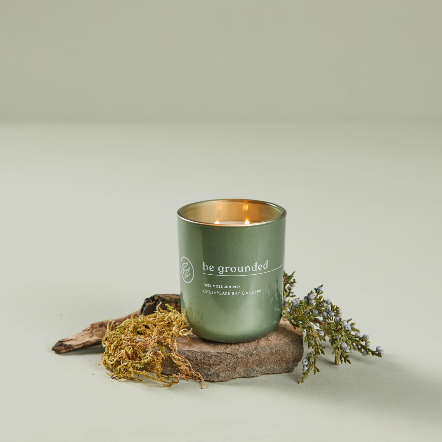 slide 3 of 7, Chesapeake Bay Candle Intentions Collection Be Grounded - Tree Moss Juniper, 13 oz