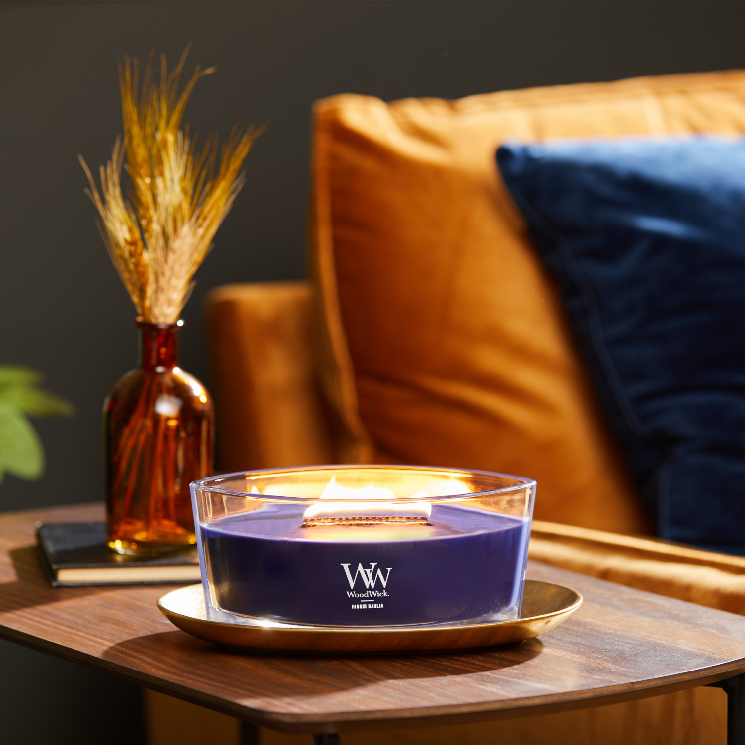 slide 4 of 4, WW WoodWick Hinoki Dahlia Candle 1 ea, 1 ct