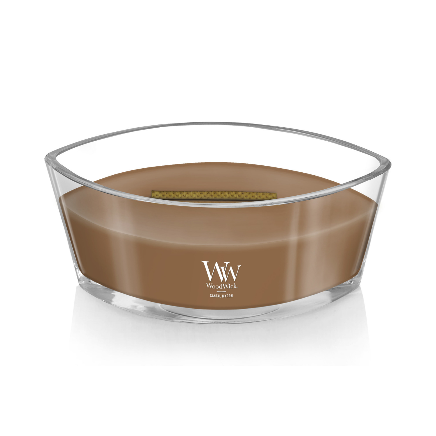 slide 3 of 4, Woodwick Ellipse Candle Santal Myrrh, 16 oz