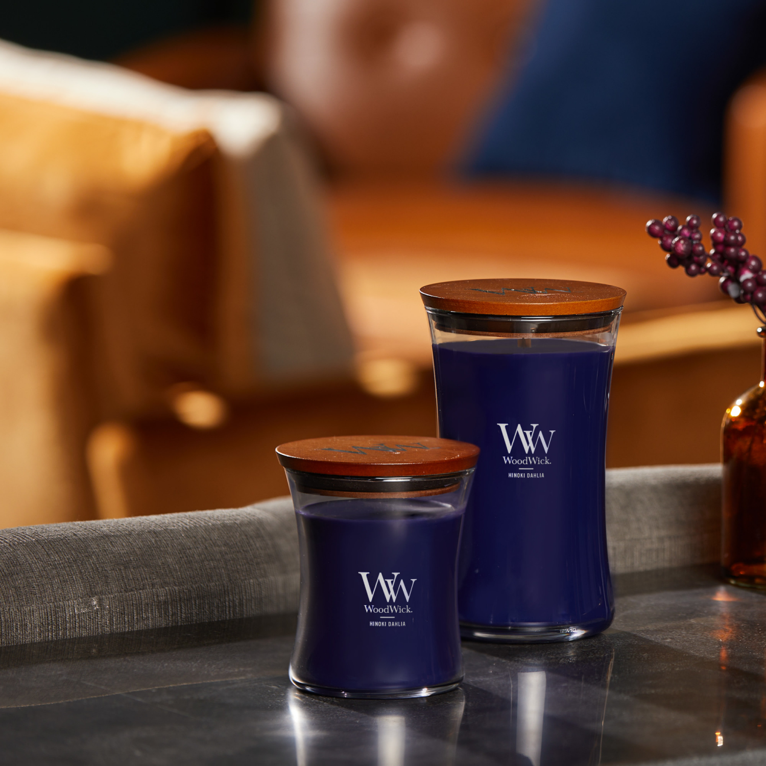 slide 4 of 4, WW WoodWick Hinoki Dahlia Candle 1 ea, 1 ct