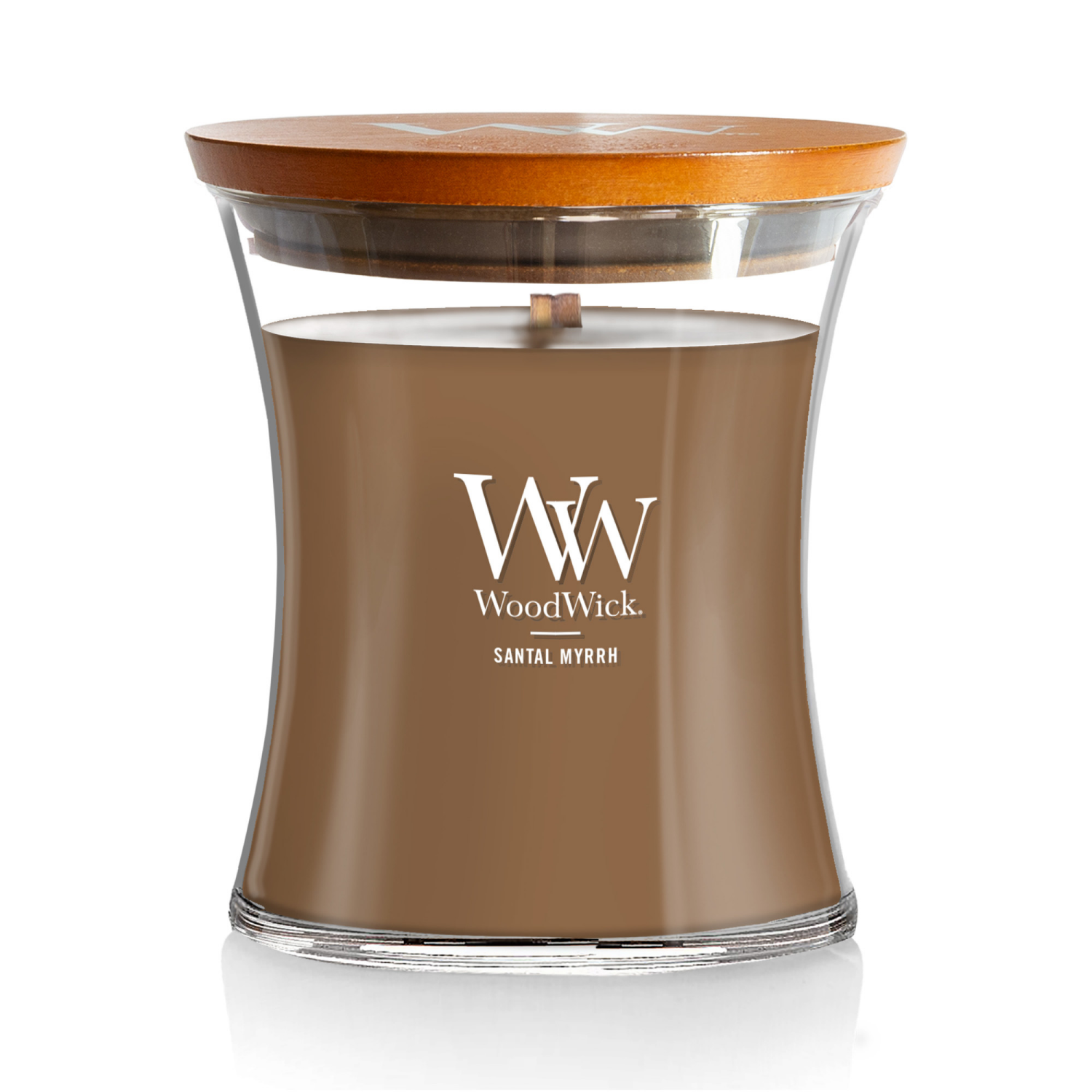 slide 1 of 3, Woodwick Medium Jar Candle Santal Myrrh 9.7 Oz., 9.7 oz