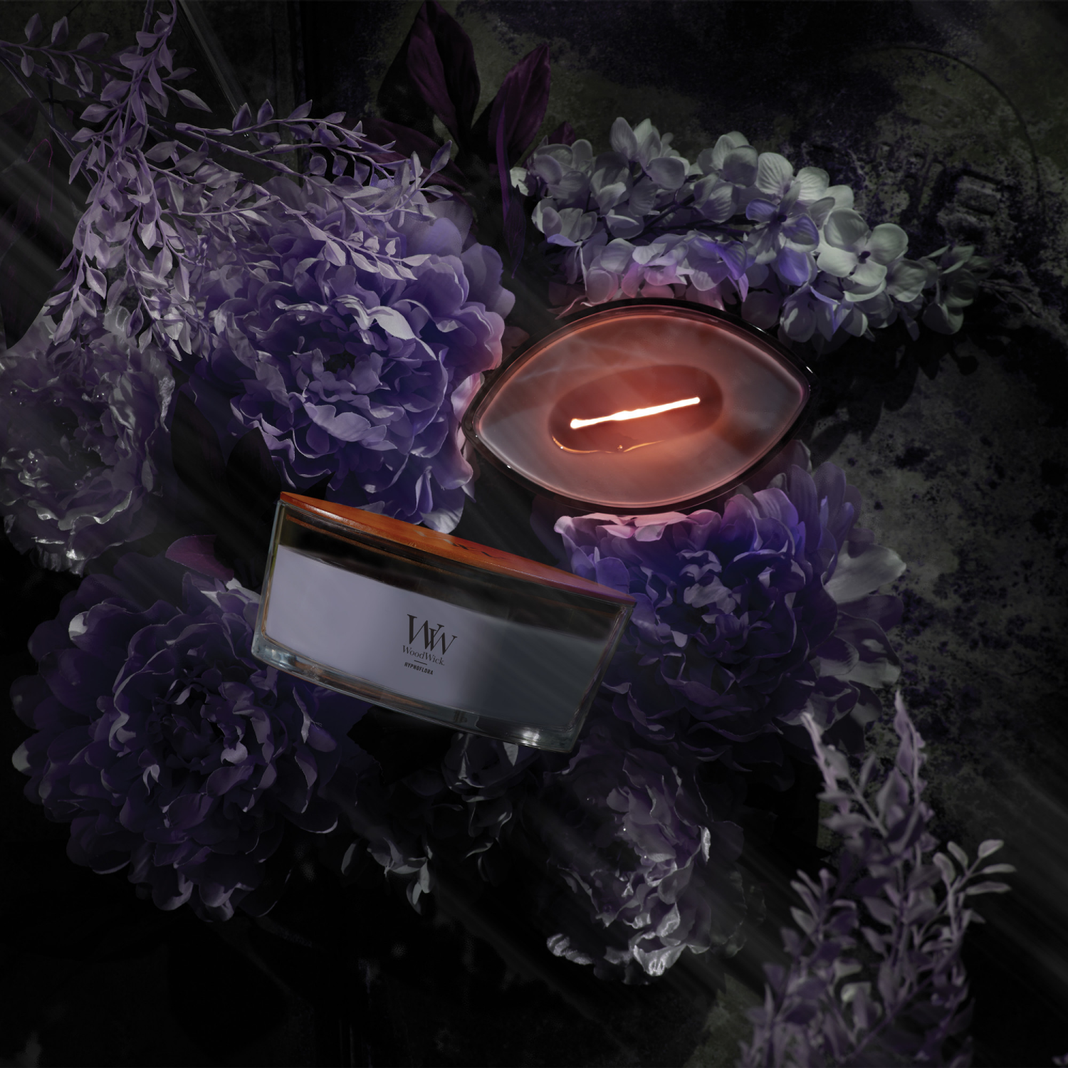 slide 4 of 4, Woodwick Ellipse Candle Hypnoflora 16 Oz., 16 oz