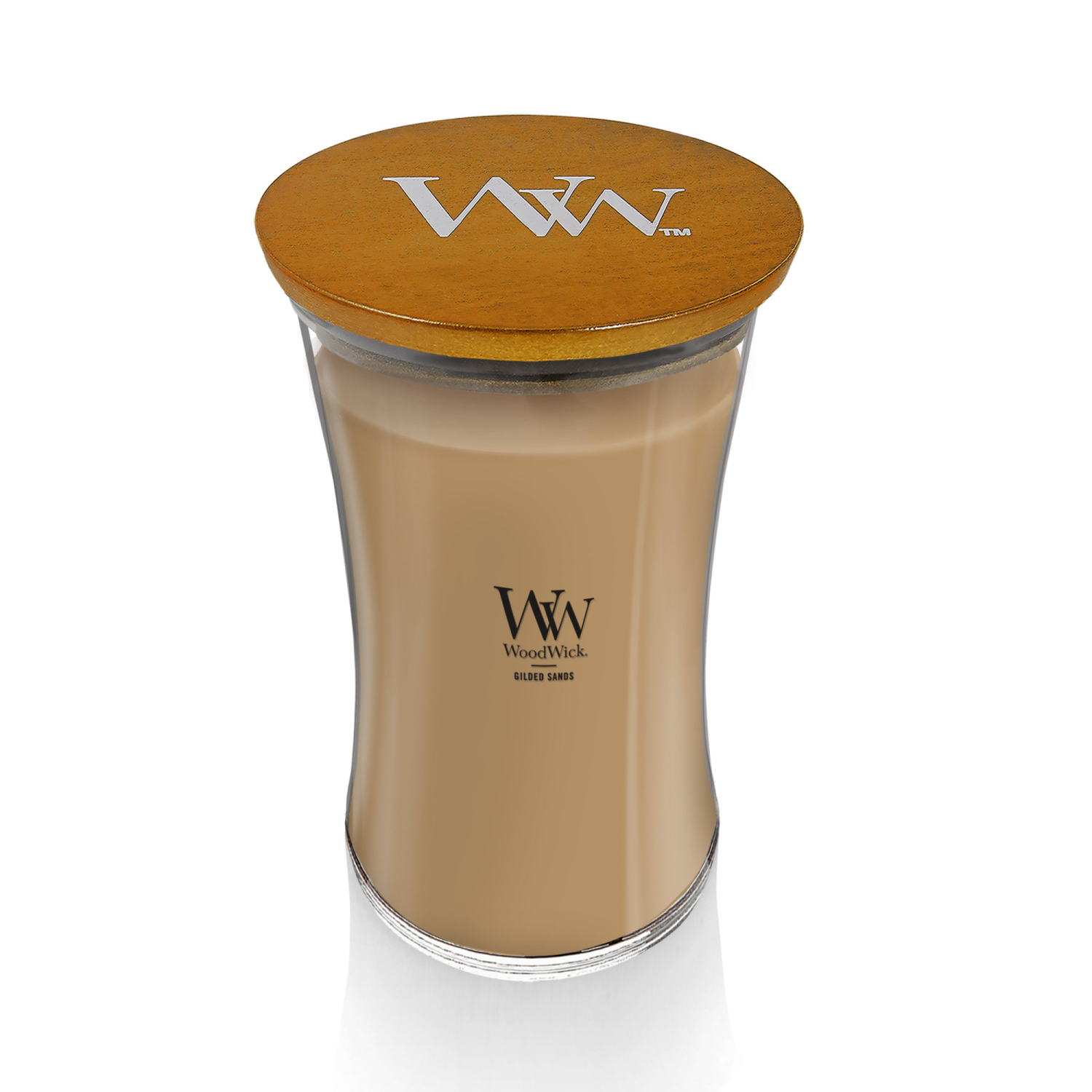 slide 2 of 3, Woodwick Large Jar Candle Gilded Sands 21.5 Oz., 21.5 oz