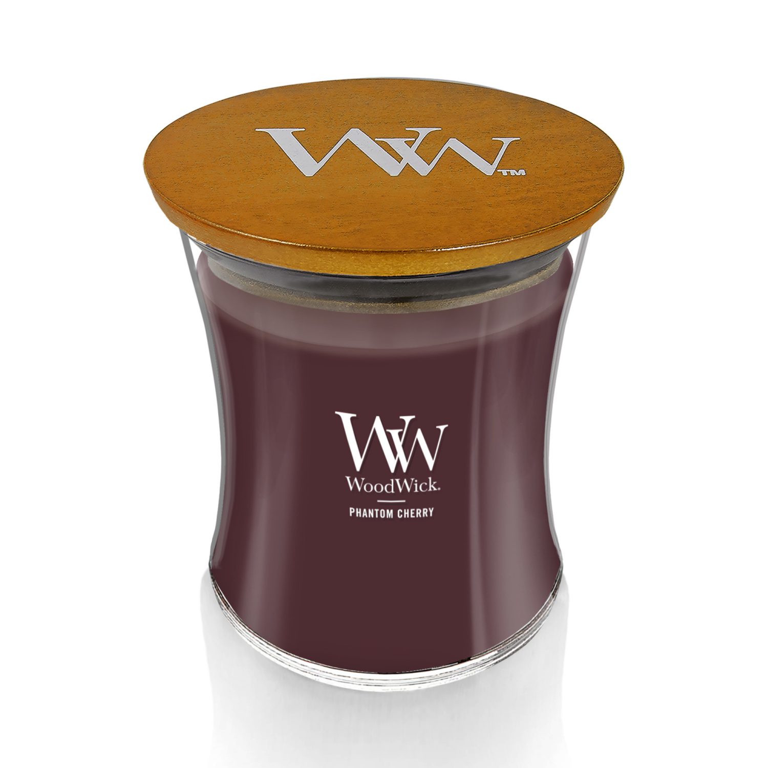 slide 2 of 3, Woodwick Medium Jar Candle Phantom Cherry 9.7 Oz., 9.7 oz