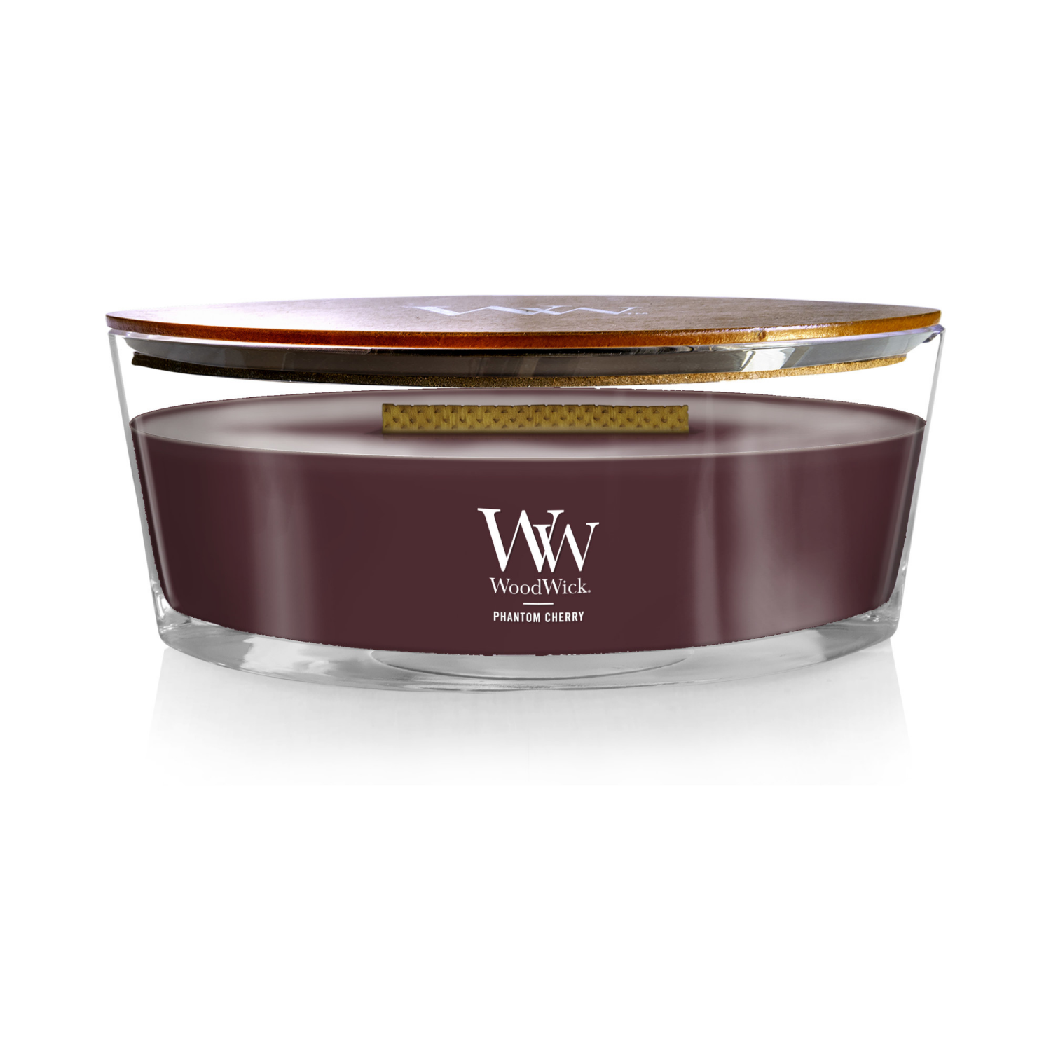slide 1 of 3, Woodwick Ellipse Candle Phantom Cherry 16 Oz., 16 oz