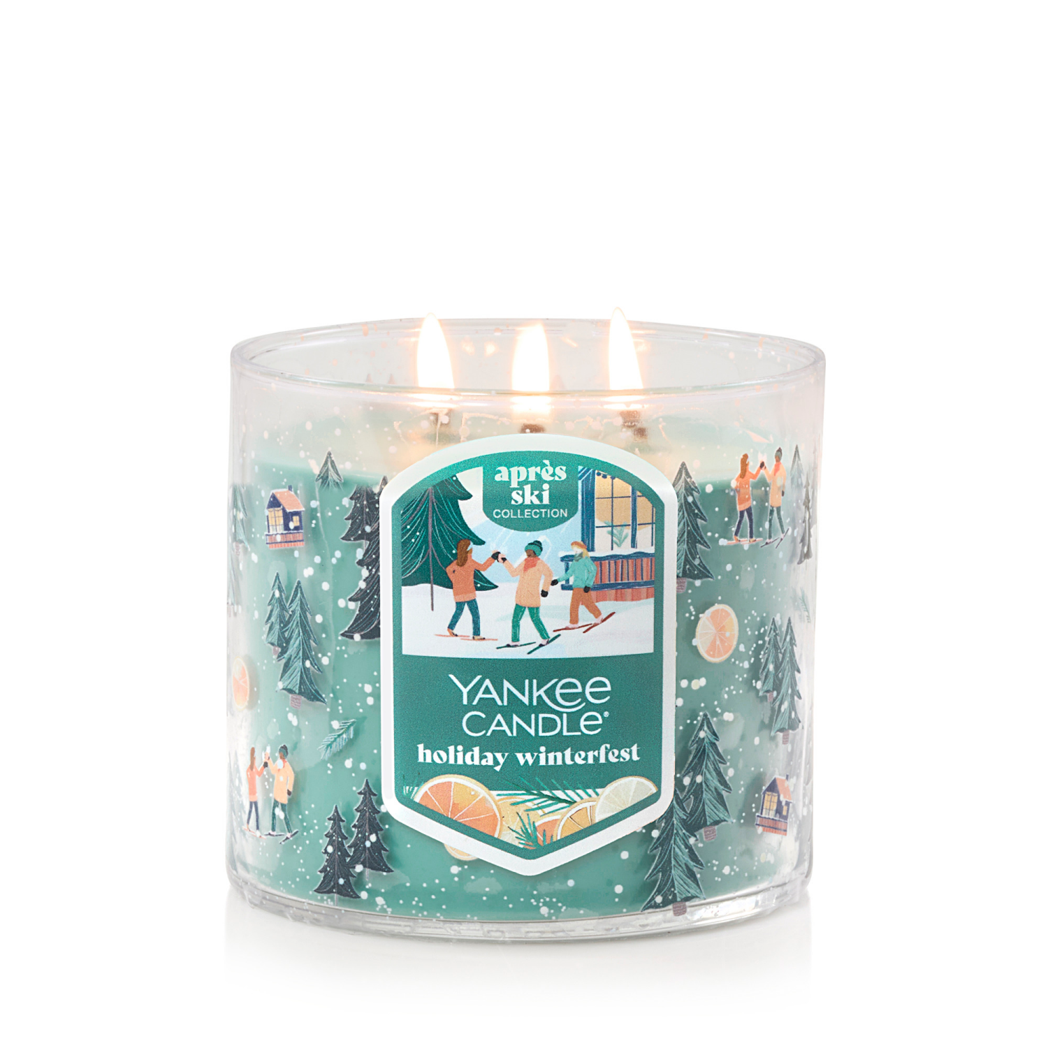 slide 2 of 3, Yankee Candle YC 3 WICK HOLIDAY WINTERFEST 14.5OZ, 14.5 oz