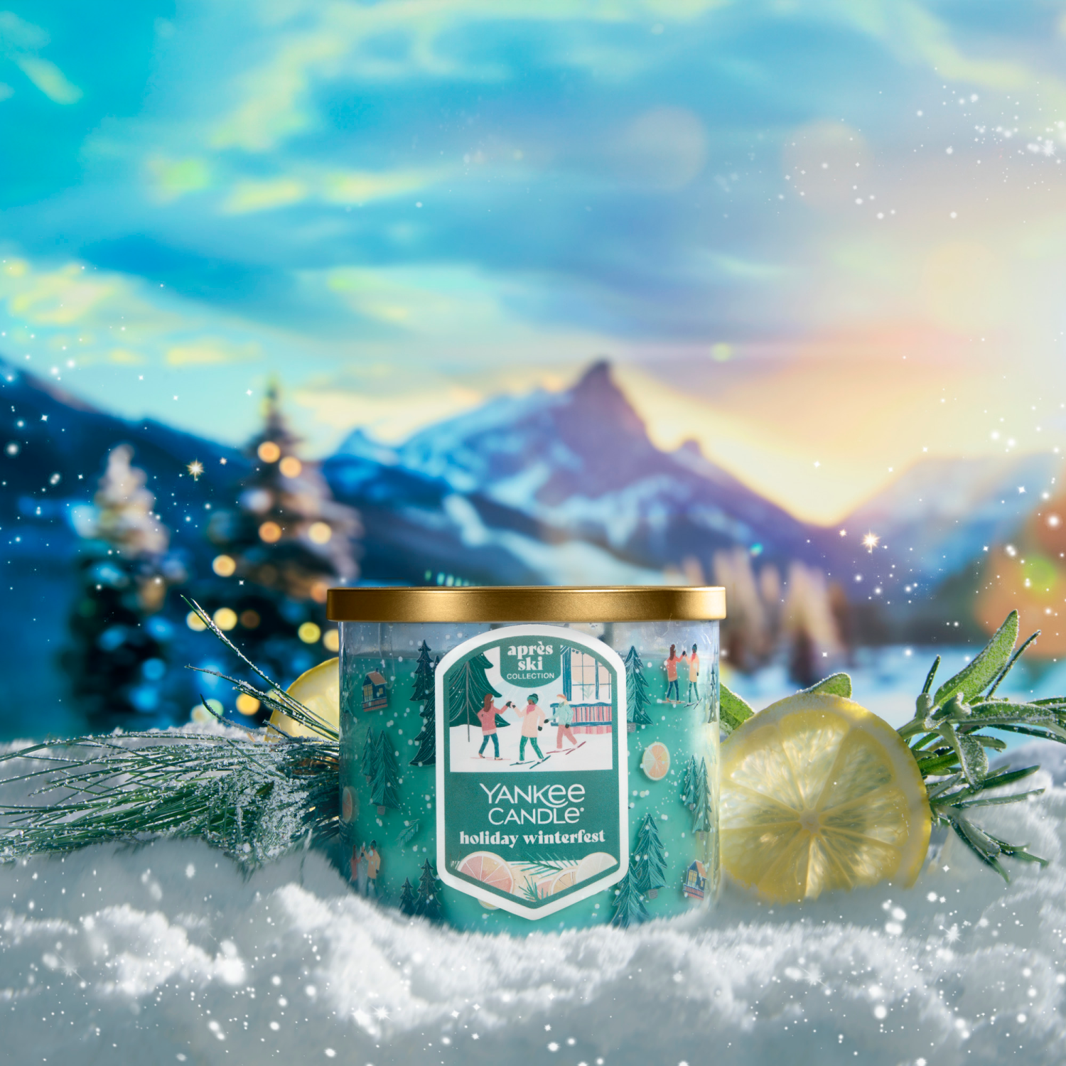 slide 3 of 3, Yankee Candle YC 3 WICK HOLIDAY WINTERFEST 14.5OZ, 14.5 oz