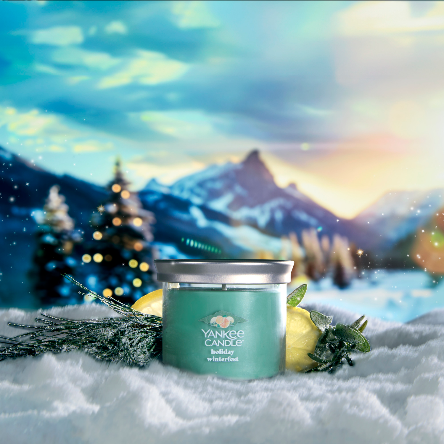 slide 3 of 3, Yankee Candle YC SM TUM HOLIDAY WINTERFEST 4.3OZ, 4.3 oz