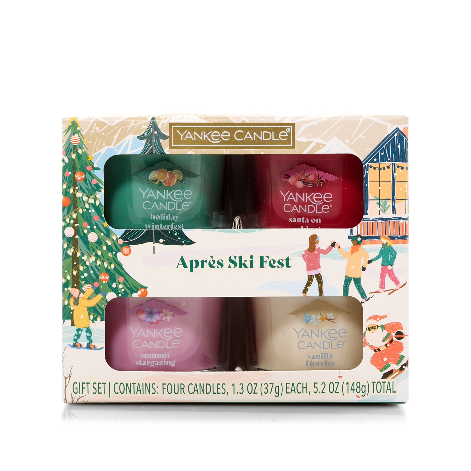 slide 1 of 3, Yankee Candle YC HOLIDAY GIFT SET 1.3OZ 4CT, 1.3 oz, 4 ct